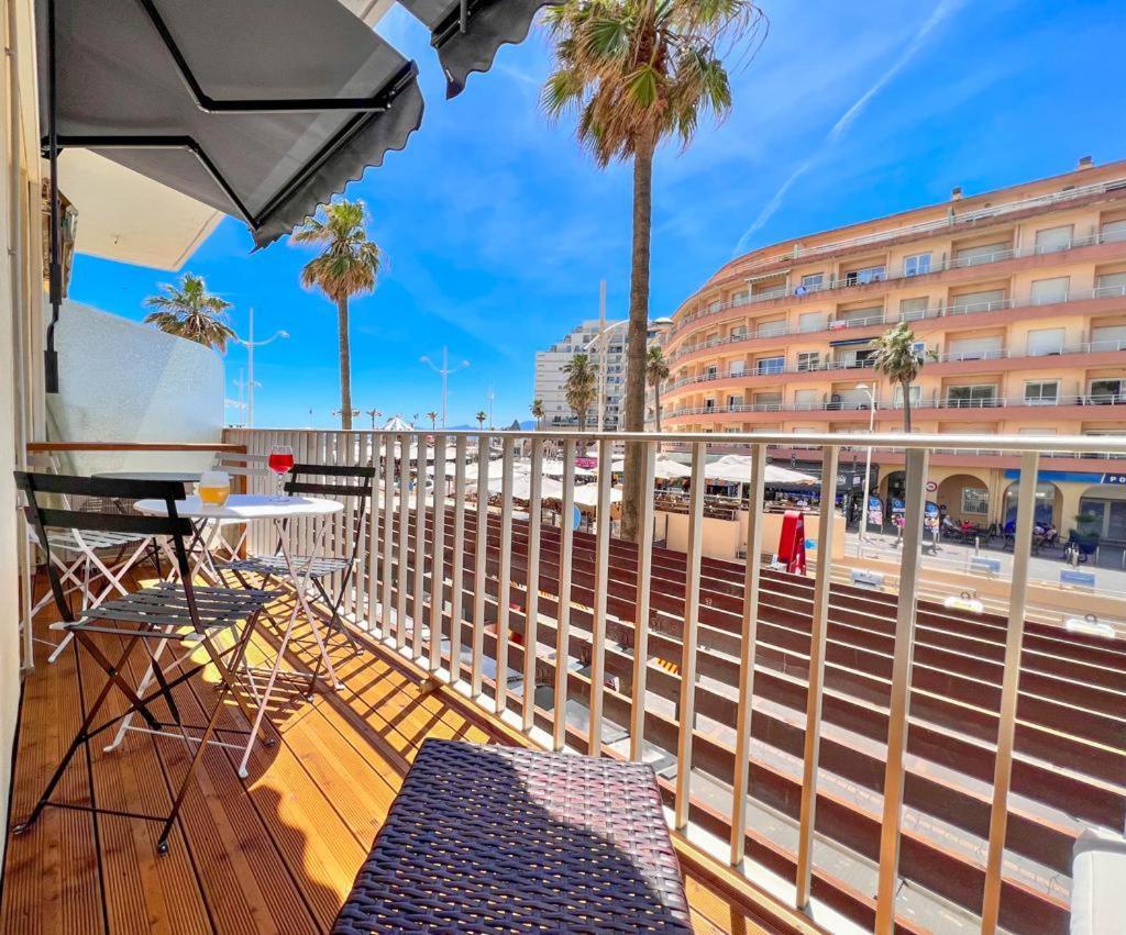 Appartement Vue Mer Parking Prive Place Med Canet-en-Roussillon Exterior photo