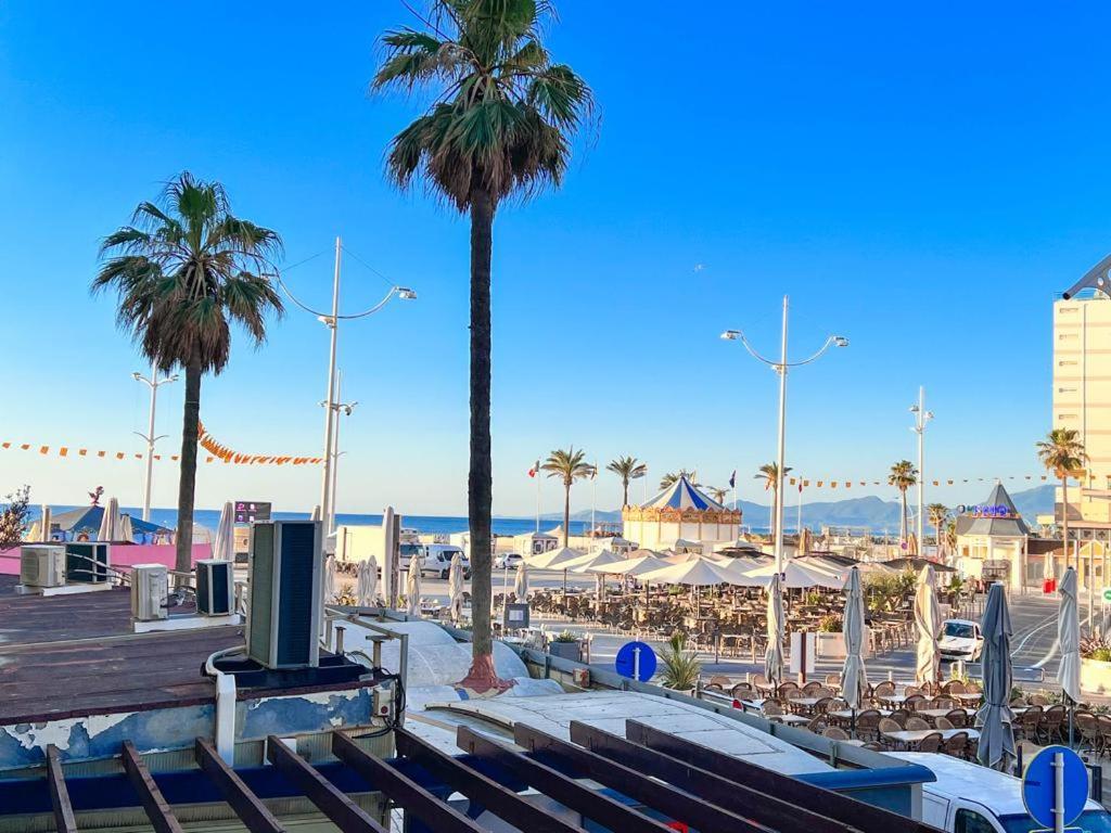 Appartement Vue Mer Parking Prive Place Med Canet-en-Roussillon Exterior photo